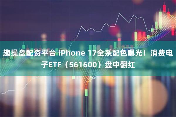 趣操盘配资平台 iPhone 17全系配色曝光！消费电子ETF（561600）盘中翻红
